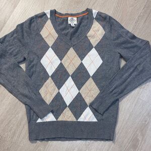 St. John’s Bay Argyle V-Neck Sweater